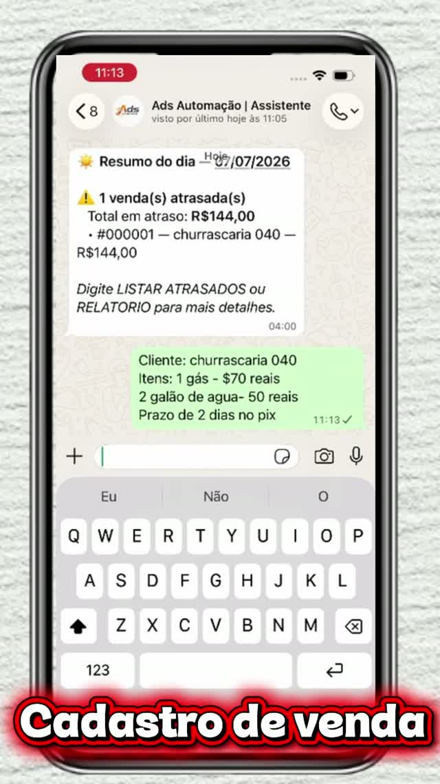 Como cadastrar uma venda